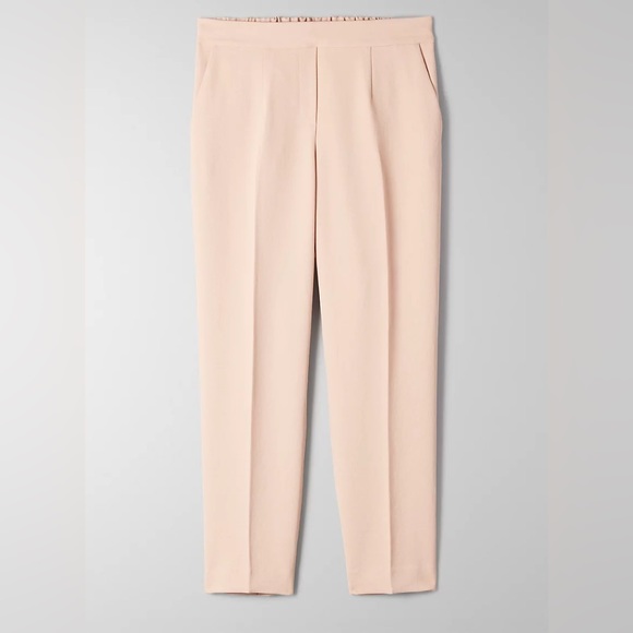 ARITZIA BABATON chiffon pants in pink size 2 CONAN PANT - Picture 3 of 6
